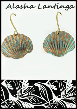 Alasha Lantinga - Earrings - "Clamshell" - Alasha Lantinga - Jewellery - McMillan Arts Centre & MAC Box Office