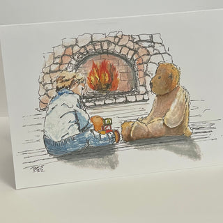 Bruce Suelzle - Card - Fireside Chat - Bruce Suelzle - McMillan Arts Centre Gallery, Gift Shop and Box Office - Vancouver Island Art Gallery
