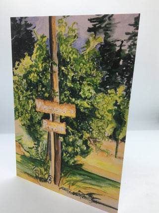 Adina Marie Barugolo - Card - Vineyard Pond - Adina Barugolo - McMillan Arts Centre Gallery, Gift Shop and Box Office - Vancouver Island Art Gallery