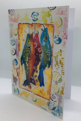 Carla Flegel - Card  - "May the fish be with you" - Carla Flegel - Card - McMillan Arts Centre & MAC Box Office