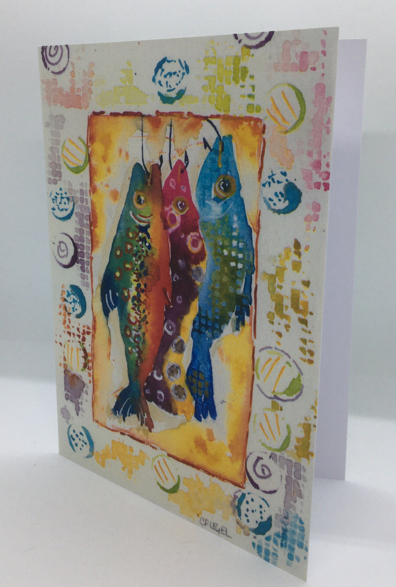Carla Flegel - Card  - "May the fish be with you" - Carla Flegel - Card - McMillan Arts Centre & MAC Box Office