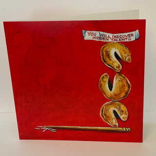 Jennifer McIntyre - Card - Fortune cookie - "You Will Discover Hidden Talents" - Jennifer McIntyre - Card - McMillan Arts Centre & MAC Box Office