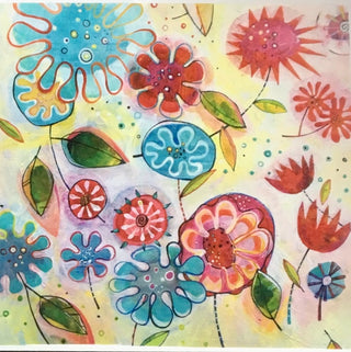 Jennifer McIntyre - Card - Flowers - Jennifer McIntyre - McMillan Arts Centre Gallery, Gift Shop and Box Office - Vancouver Island Art Gallery