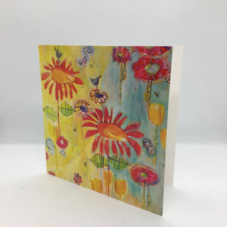 Jennifer McIntyre - Card - Yellow Garden - Jennifer McIntyre - McMillan Arts Centre Gallery, Gift Shop and Box Office - Vancouver Island Art Gallery