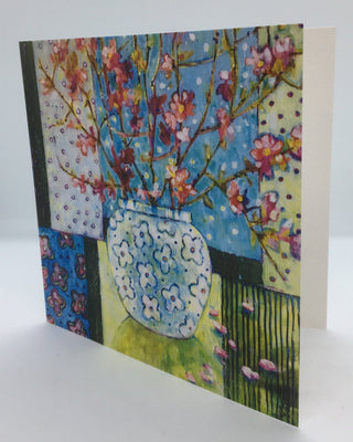 Jennifer McIntyre - Card - "Prunings" Cherry Blossoms in a vase - Jennifer McIntyre - Card - McMillan Arts Centre & MAC Box Office
