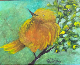 Rosemary Fontenla - Painting - ""Who's There?" - Rosemary Fontenla - Painting - McMillan Arts Centre & MAC Box Office