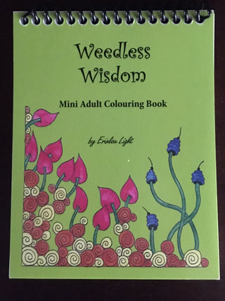 Erinlea Light - Zentangle colouring book "Weedless Wisdom" - Erinlea Light - Zentangle - McMillan Arts Centre & MAC Box Office
