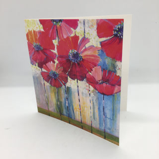 Jennifer McIntyre - Card - Red Poppies - Jennifer McIntyre - McMillan Arts Centre Gallery, Gift Shop and Box Office - Vancouver Island Art Gallery