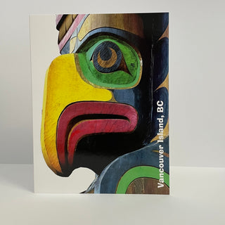 Gerald Fuller - Card - Eagle, carved by Jim Johnny and his son James Johnny - Gerald Fuller - McMillan Arts Centre Gallery, Gift Shop and Box Office - Vancouver Island Art Gallery