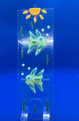 Bruce Thurston - Glass - Suncatcher, tropical fish - Bruce Thurston - McMillan Arts Centre Gallery, Gift Shop and Box Office - Vancouver Island Art Gallery