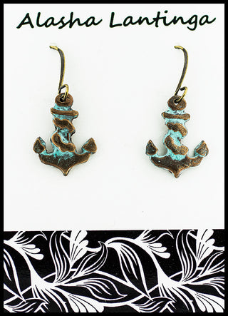 Alasha Lantinga - Earrings - "Anchor" - Alasha Lantinga - Jewellery - McMillan Arts Centre & MAC Box Office