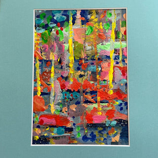 Debra Nicol - Acrylic Abstract - "Docked in the Bay II" - Deborah Nicol - Acrylic - McMillan Arts Centre & MAC Box Office