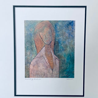 Carla Weaver - Print - Meditating Woman - white matted  16" x 20" - Carla Weaver - Print - McMillan Arts Centre & MAC Box Office