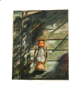 Angie Bettam - Watercolour Painting - "Past Times", unframed - Angie Bettam - Painting - McMillan Arts Centre & MAC Box Office