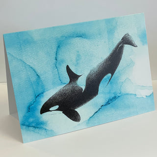 Natasha Van Netten - Card - "Southern Resident Orca" - McMillan Arts Centre - Card - McMillan Arts Centre & MAC Box Office