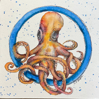 Carla Flegel - Watercolour - "Ocean Love" - Carla Flegel - Watercolour - McMillan Arts Centre & MAC Box Office