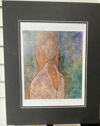 Carla Weaver - Print - Meditating Woman - black matted  16" x 20" - Carla Weaver - Print - McMillan Arts Centre & MAC Box Office