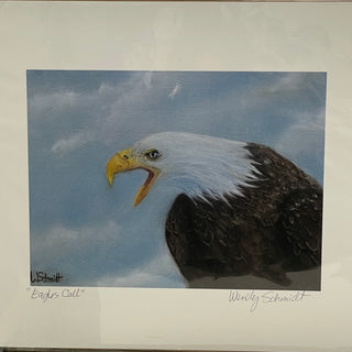 Wendy Schmidt - Print - "Eagle's Call" 14" x 12" - wendy Schmidt - Print - McMillan Arts Centre & MAC Box Office