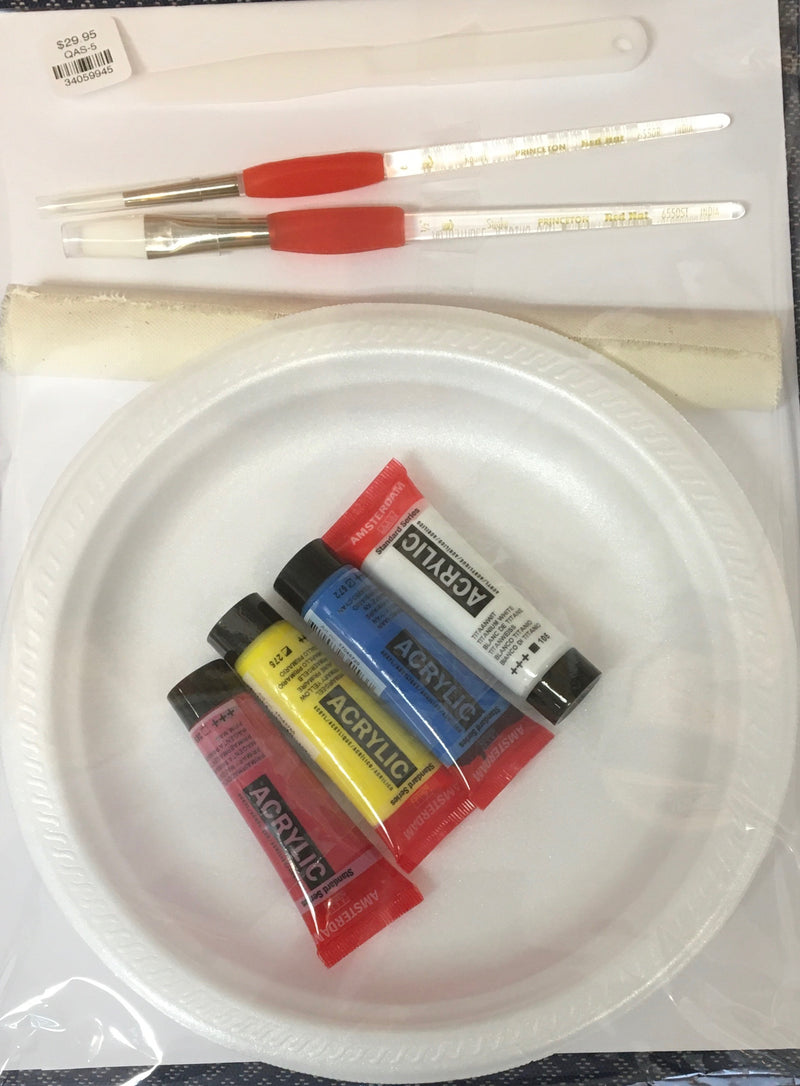 Qualicum Art Supply & Gallery - Starter Kit - Acrylic - Qualicum Art Supply & Gallery - McMillan Arts Centre Gallery, Gift Shop and Box Office - Vancouver Island Art Gallery