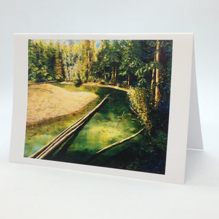 Margery Blom - Card - Gentle Water: Rosewall Creek - Margery Blom - McMillan Arts Centre Gallery, Gift Shop and Box Office - Vancouver Island Art Gallery