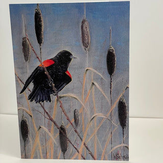 Wendy Schmidt - Card - "A Blackbird's View" - Wendy Schmidt - Card - McMillan Arts Centre & MAC Box Office