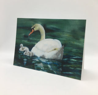 Wendy Schmidt - Card - "Swan Outing" - Wendy Schmidt - Card - McMillan Arts Centre & MAC Box Office