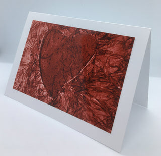 Jane Davidson - Card - Red Heart - Jane Davidson - McMillan Arts Centre Gallery, Gift Shop and Box Office - Vancouver Island Art Gallery