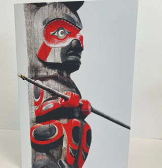 Gerald Fuller - Card -"Nuu-chah-nulth Whaler of the Pacific Northwest" - Gerald Fuller - Card - McMillan Arts Centre & MAC Box Office