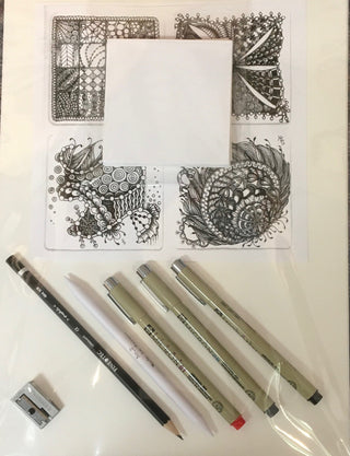 Qualicum Art Supply & Gallery - Starter Kit - Zentangle - Qualicum Art Supply & Gallery - McMillan Arts Centre Gallery, Gift Shop and Box Office - Vancouver Island Art Gallery