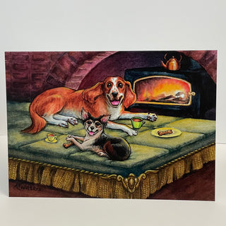 Andrea Walters - Card - The Firedogs - Andrea Walters - McMillan Arts Centre Gallery, Gift Shop and Box Office - Vancouver Island Art Gallery