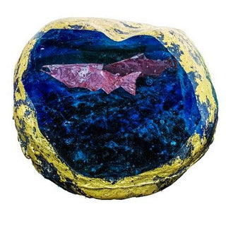 Christopher Smith - Glass Salmon Egg (A) - Christopher Smith - McMillan Arts Centre Gallery, Gift Shop and Box Office - Vancouver Island Art Gallery