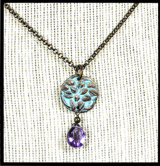 Alasha Lantinga - Necklace - "Lanai" with lavender quartz' - Alasha Lantinga - Jewellery - McMillan Arts Centre & MAC Box Office