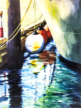 Margery Blom - Card - Marina Decor - Margery Blom - McMillan Arts Centre Gallery, Gift Shop and Box Office - Vancouver Island Art Gallery