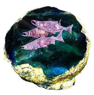 Christopher Smith - Glass Salmon Egg (C) - Christopher Smith - McMillan Arts Centre Gallery, Gift Shop and Box Office - Vancouver Island Art Gallery