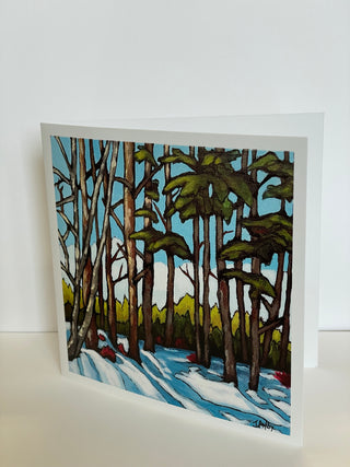 Joanne Ayley - Card - "Winter Wood" - Joanne Ayley - Card - McMillan Arts Centre & MAC Box Office