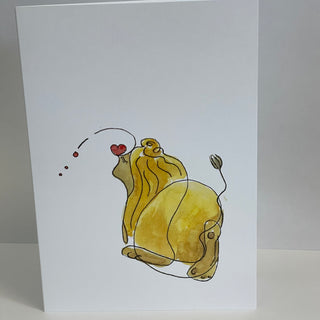Michaela Schmidt - Card - Be Courageous & Follow Your Heart - Michaela Schmidt - McMillan Arts Centre Gallery, Gift Shop and Box Office - Vancouver Island Art Gallery