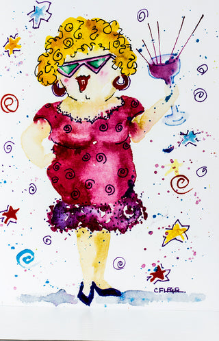 Carla Flegel - Card Sip Happens - Carla Flegel - McMillan Arts Centre Gallery, Gift Shop and Box Office - Vancouver Island Art Gallery