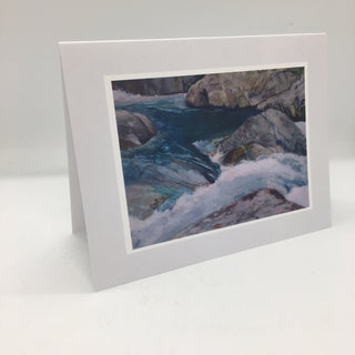 Larissa McLean - Card -Cascading water - Larissa McLean - McMillan Arts Centre Gallery, Gift Shop and Box Office - Vancouver Island Art Gallery