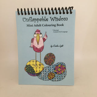 Erinlea Light - Zentangle colouring book "Unflappable Wisdom (Fowl)" - Erinlea Light - Zentangle - McMillan Arts Centre & MAC Box Office