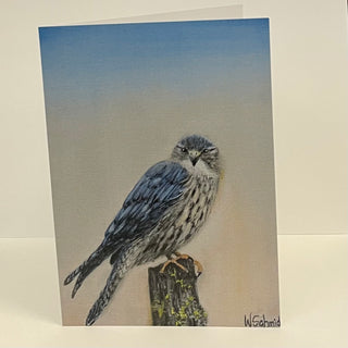 Wendy Schmidt - Card - "Merlin" - Wendy Schmidt - Card - McMillan Arts Centre & MAC Box Office
