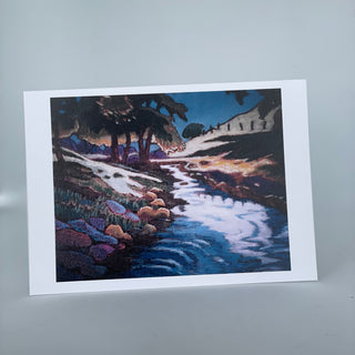 Olivia Mennie - Card - Little Creek - Olivia Mennie - McMillan Arts Centre Gallery, Gift Shop and Box Office - Vancouver Island Art Gallery